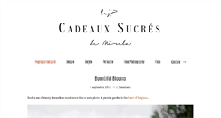 Desktop Screenshot of cadeauxsucres.com
